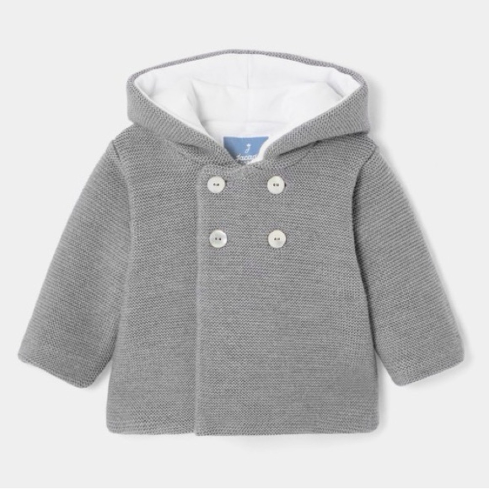 NWT Jacadi wool baby coat. Size 3 mo